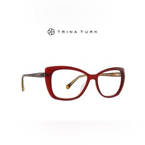 Trina Turk Bexley Cat Eye Eyeglasses (wine) 52-15-135